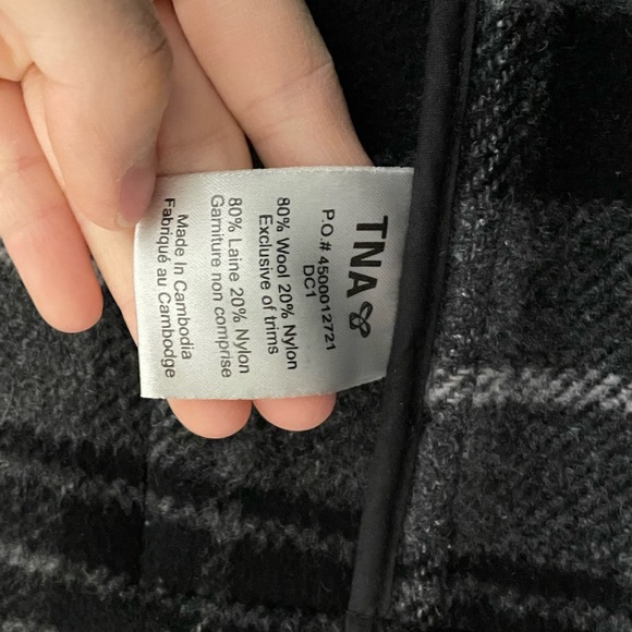 Aritzia black Pearce wool coat - Picture 2 of 2